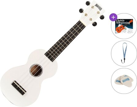 Sopraninė ukulelė Mahalo MR1 Basic SET White Sopraninė ukulelė - 1