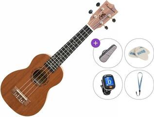 Ukulele soprano Pasadena SU021BG Standard SET Natural Ukulele soprano