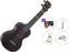 Konzert-Ukulele Mahalo MH2WTBK Standard SET Transparent Black Konzert-Ukulele