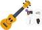 Soprano Ukulele Mahalo U-SMILINO Standard SET Yellow Soprano Ukulele