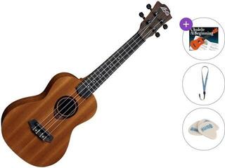 Koncertu ukulele LAG TKU-10C Tiki Uku Standard SET Natural Koncertu ukulele