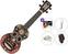 Ukulele soprano Mahalo MA1SK BK Standard SET Skull Black Ukulele soprano
