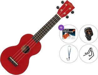 Sopránové ukulele Mahalo MR1 Standard SET Red Sopránové ukulele