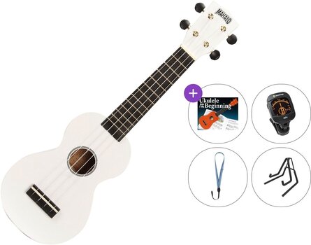 Ukulélé soprano Mahalo MR1 Standard SET White Ukulélé soprano - 1