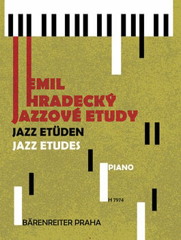 Bladmuziek piano's Emil Hradecký Jazzové etudy Muziekblad - 1