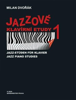 Partitura para pianos Milan Dvořák Jazzové klavírní etudy 1 Livro de música - 1