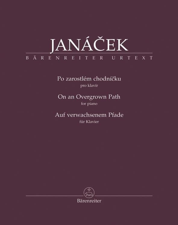 Partitura para pianos Leoš Janáček Po zarostlém chodníčku Livro de música
