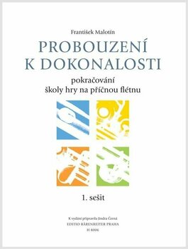 Partitura para instrumentos de sopro František Malotín Probouzení k dokonalosti - učebnice 1. sešit Livro de música - 1