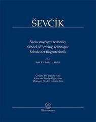 Sheet Music Otakar Ševčík Škola smyčcové techniky op. 2, Sešit 1 - Cvičení pro pravou ruku Sheet Music