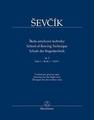 Otakar Ševčík Škola smyčcové techniky op. 2, Sešit 1 - Cvičení pro pravou ruku νότες