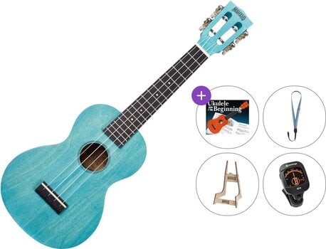 Konzert-Ukulele Mahalo ML2AB Premium SET Aqua Blue Konzert-Ukulele - 1