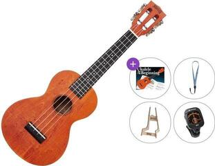 Koncertní ukulele Mahalo ML2OS Premium SET Orange Sunset Fade Koncertní ukulele