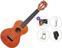 Konzert-Ukulele Mahalo ML2OS Premium SET Orange Sunset Fade Konzert-Ukulele