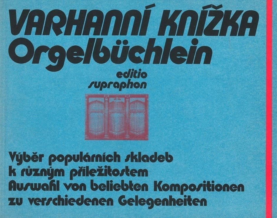 Music sheet for pianos Bärenreiter Varhanní knížka (výběr populárních skladeb k různým příležitostem) Music Book