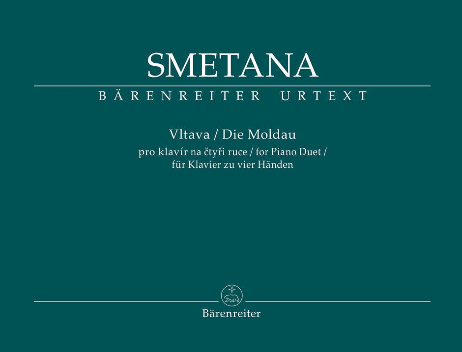 Levně Bedřich Smetana Vltava pro klavír na čtyři ruce - symfonická báseň z cyklu Má vlast Noty