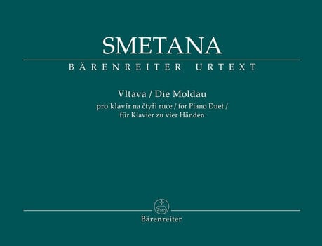 Noty pro klávesové nástroje Bedřich Smetana Vltava pro klavír na čtyři ruce - symfonická báseň z cyklu Má vlast Noty - 1