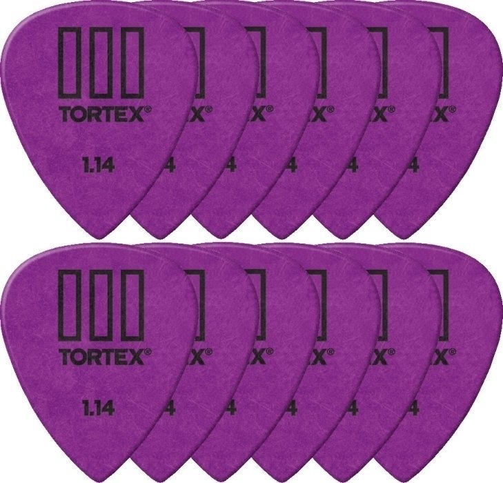 Médiators Dunlop 462P 1.14 Tortex TIII Médiators