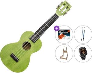 Ukulele da Concerto Mahalo ML2SG Premium SET Sea Foam Green Ukulele da Concerto