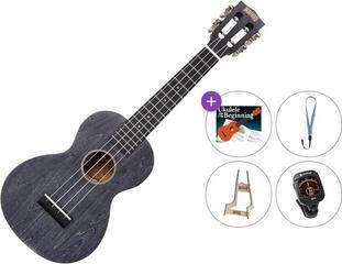 Kontsert ukulele Mahalo ML2SH Premium SET Smoke Haze Kontsert ukulele