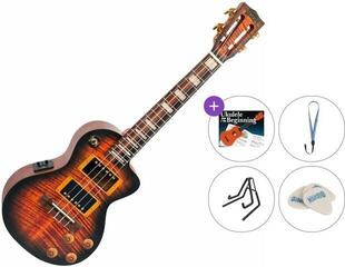 Ukulele tenor Mahalo MA3EG Artist Elite Series Premium SET Graphic Art Design Ukulele tenor