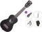 Soprano Ukulele Kala KA-15S Premium SET Black Soprano Ukulele