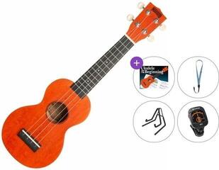 Sopránové ukulele Mahalo ML1OS Premium SET Orange Sunset Sopránové ukulele
