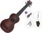 Сопрано укулеле Pasadena WU-21W(BK) Premium SET Wood Grain (Black) Сопрано укулеле