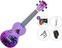 Soprāna ukulele Mahalo Hawaii Premium SET Hawaii Purple Burst Soprāna ukulele