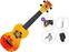 Soprano Ukulele Mahalo Hibiscus Premium SET Hibiscus Orange Burst Soprano Ukulele