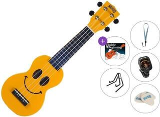 Sopránové ukulele Mahalo U-SMILINO Premium SET Yellow Sopránové ukulele
