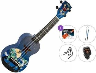 Sopránové ukulele Mahalo MA1NJ Art Series Premium SET Ninja Sopránové ukulele