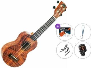 Сопрано укулеле Mahalo MA1KA Artist Elite Series Premium SET Photo Flame Koa Сопрано укулеле