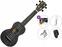 Sopran ukulele Mahalo MS1TBK Premium SET Transparent Black Sopran ukulele