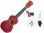 Soprano ukulele Mahalo ML1CR Premium SET Cherry Red Soprano ukulele