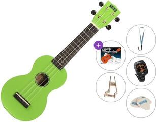 Soprano Ukulele Mahalo MR1 Premium SET Green Soprano Ukulele