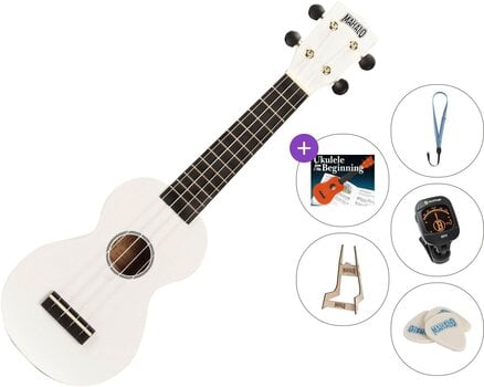 Sopran Ukulele Mahalo MR1 Premium SET White Sopran Ukulele - 1