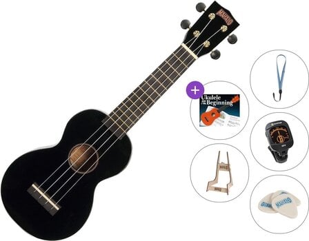Sopran Ukulele Mahalo MR1 Premium SET Black Sopran Ukulele - 1