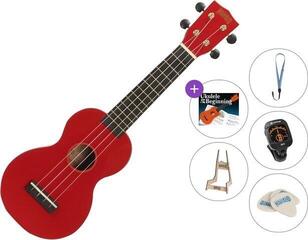 Sopránové ukulele Mahalo MR1 Premium SET Red Sopránové ukulele