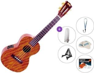 Ukulele tenore Mahalo MJ3-VT Java Premium SET Trans Brown Ukulele tenore