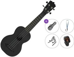 Sopran ukulele Pasadena WU-21X Premium SET Black Sopran ukulele