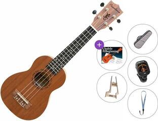 Ukulele soprano Pasadena SU021BG Premium SET Natural Ukulele soprano