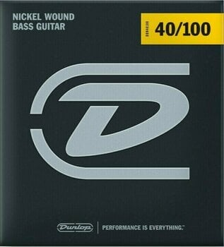Struny do gitary basowej Dunlop DBN 40100 - 1
