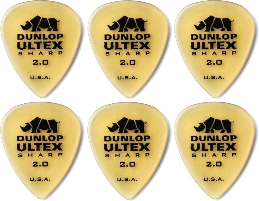 Médiators Dunlop 433P 200 Ultex 2 mm Médiators