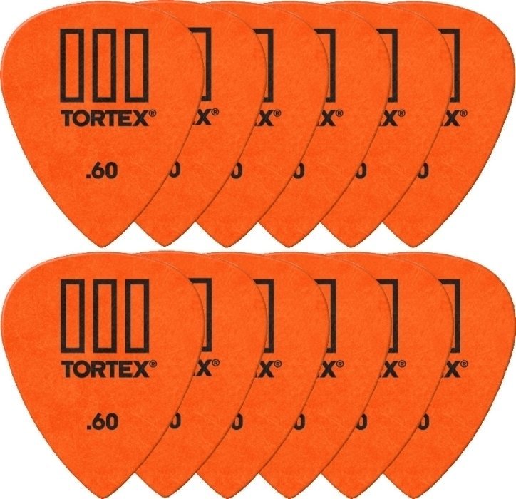 Médiators Dunlop 462P 0.60 Tortex TIII Médiators