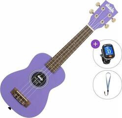 Soprano Ukulele Kala Ukadelic Basic SET Ultra Violet Soprano Ukulele