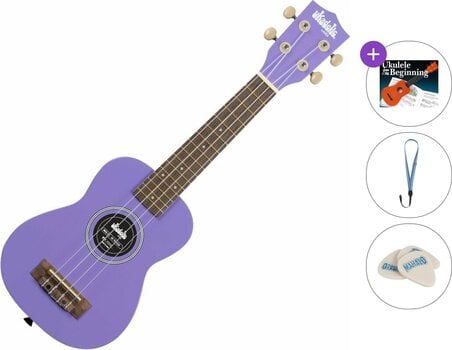 Soprano Ukulele Kala Ukadelic Standard SET Ultra Violet Soprano Ukulele - 1
