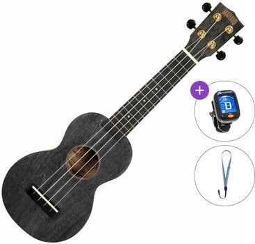 Сопрано укулеле Mahalo MS1TBK Basic SET Transparent Black Сопрано укулеле - 1
