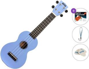 Soprano Ukulele Mahalo MR1 Basic SET Light Blue Soprano Ukulele