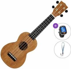 Сопрано укулеле Mahalo MS1TBR Basic SET Transparent Brown Сопрано укулеле