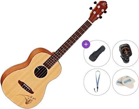 Bariton-ukelele Ortega RU5-BA Standard SET Natural Bariton-ukelele - 1